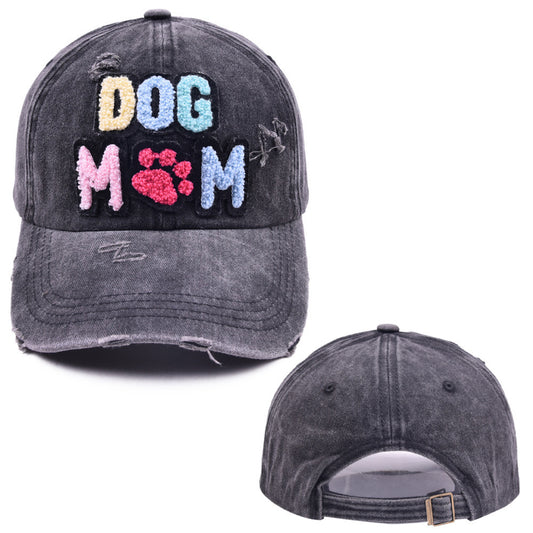 Denim Hat Dog Mom