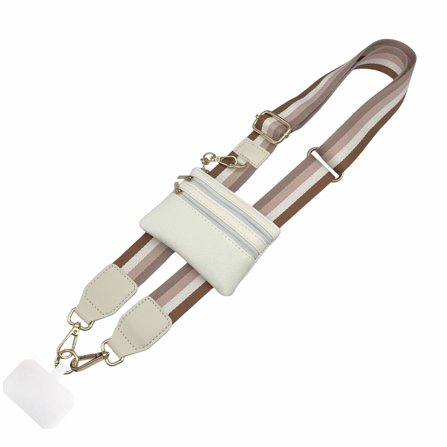 Phone Strap + monedero (convertible en corto para muñeca)